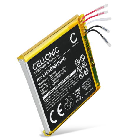 Battery for Sony NW-WM1A; NW-WM1Z LIS1626HNPC (1900mAh, 3.7V) from CELLONIC