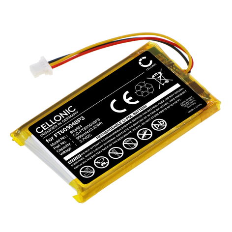 Battery for Turtle Beach Stealth 600, 700, 450, 350VR; Ear Force (900mAh, 3.7V) from CELLONIC
