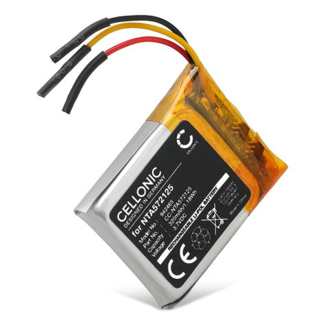 Battery for Rode Wireless GO NTA572125 (320mAh, 3.7V) from CELLONIC