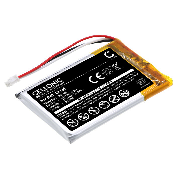 Battery for GHB UU24 - Bat-UU24 (1000mAh) Replacement battery