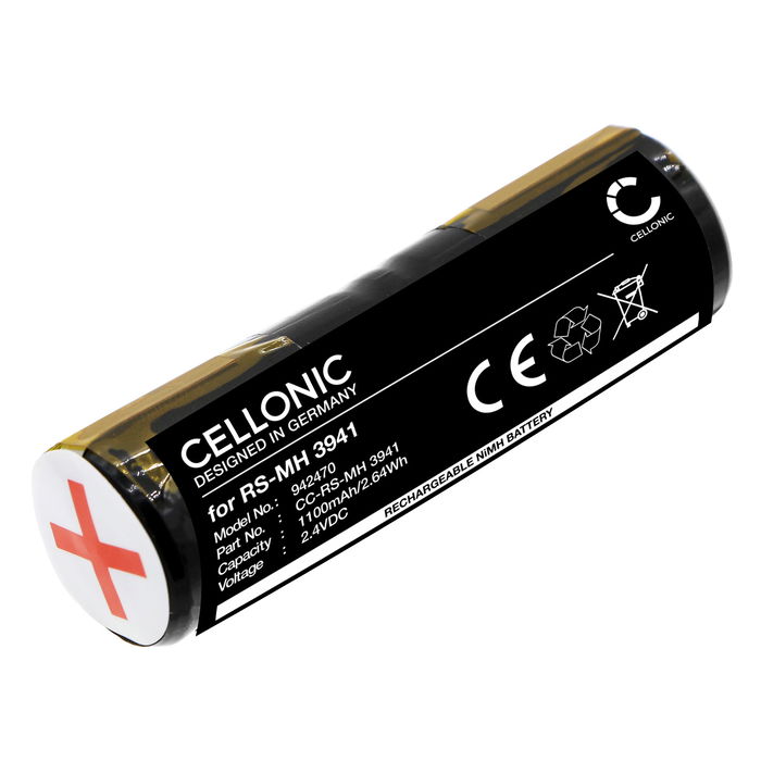 Battery for Braun DLX S18.535.3 Oral-B Sonic 3721 Rowenta CuraMed Dentasonic Dentacontrol 707 Dentacontrol Duo 1100mAh from CELLONIC