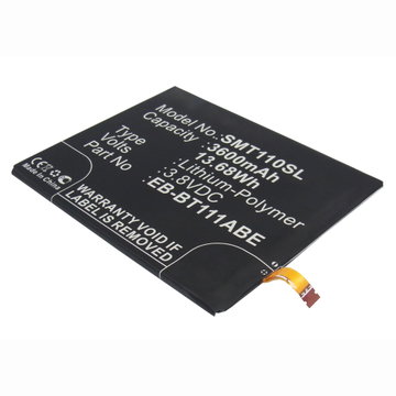 Battery for Samsung Galaxy Tab 3 7.0 Lite (SM-T110 / SM-T111 / SM-T113), EB-BT111ABE, EB-BT111ABU - EB-BT111ABE (3600mAh) Replacement battery
