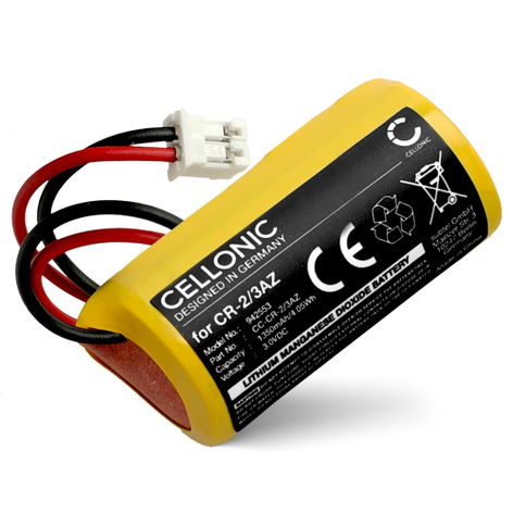 Battery for Verisure Camera Detector; Night Control; Sirene (1350mAh, 3V) from CELLONIC