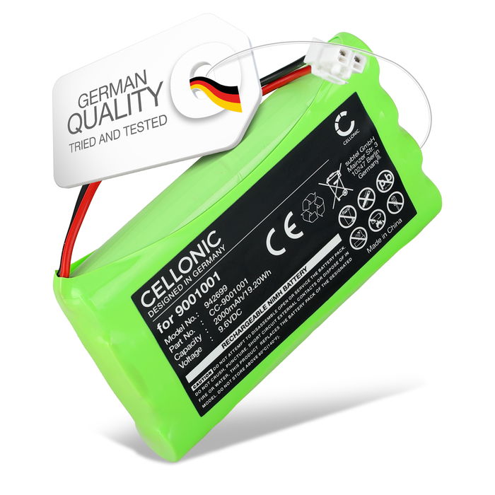 Battery for Bosch Somfy Axovia 220B, Dexxo Optimo, Elixo Optimo 24V RTS, Ixengo S, Elixo 500 3S, Dexxo Compact 2000mAh from CELLONIC