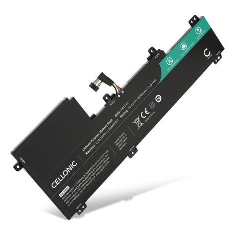 Battery for Lenovo Ideapad 5 Pro 16ACH6, 16IAH7, 16ARH7 (4650mAh, 15.4V) from CELLONIC