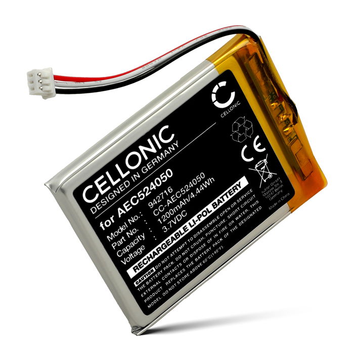 Battery for Corsair HS70 SE, HS75 XB, Void Pro RGB 1200mAh from CELLONIC
