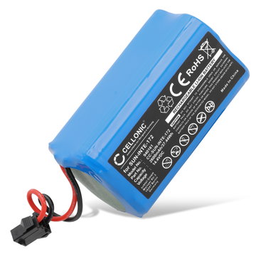 Battery for Lefant M210, M210P, Tesvor X500 Pro, X500, M1, Airis A800, Tesvor S6 Turbo, V300, X580, Bagotte BG600 2600mAh from CELLONIC