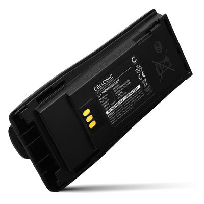 Battery for Motorola DP1400 CP040 CP200 CP200D CP140 CP200XLS EP450, PMNN4253AR NNTN4497 (Type-C port) 7.4V 3350mAh Li Ion from CELLONIC
