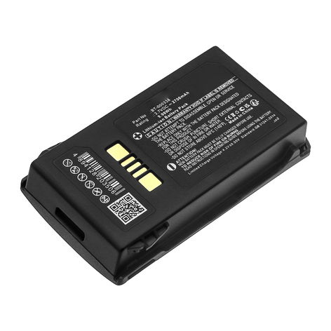 Battery for Zebra MC3300; MC33; MC330K; MC330; MC330M Zebra MC33 (2700mAh, 3.7V) from CELLONIC