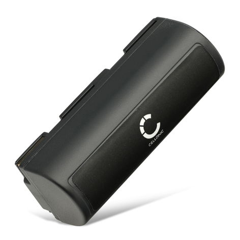 Battery for FujiFilm FinePix 6900, 6900 Zoom, 4800, 6800, 4900 NP-80 (2400mAh, 3.7V) from CELLONIC
