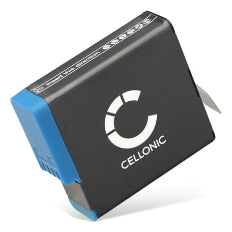 Battery for GoPro Hero 7 Black, 8 Black, 7 White, 7 Silver, 6 Black (1200mAh, 3.85V) from CELLONIC
