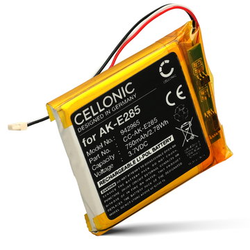 Battery for Jabra Elite 85h, Evolve2 85 563439P (750mAh, 3.7V) from CELLONIC