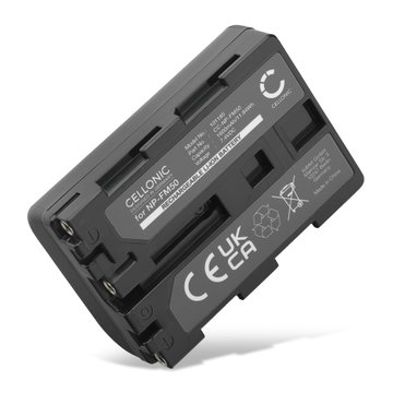 Battery for Sony Cyber-shot DSC-F828 F717 R1 S85 TRV118 SR1 GV-D1000, NPFM30 NP-FM50 NPQM71 NPQM91 NP-FM50 (1600mAh, 7.4V) from CELLONIC