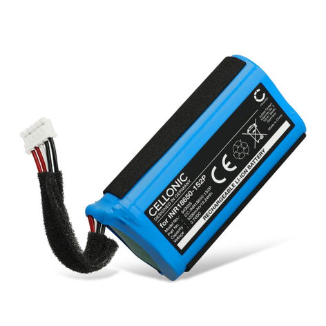 Battery for Teufel ROCKSTER GO 2 GSP1029102A (5200mAh, 3.7V) from CELLONIC