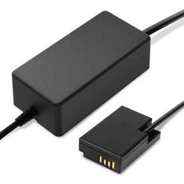 Power Supply for Canon EOS RP, EOS 200D EOS 77D, 800D 850D (AC-E6 AC-E6N + DR-E18) AC Adapter ACK-E18 DC Coupler - Dummy Battery - Battery Eliminator from CELLONIC