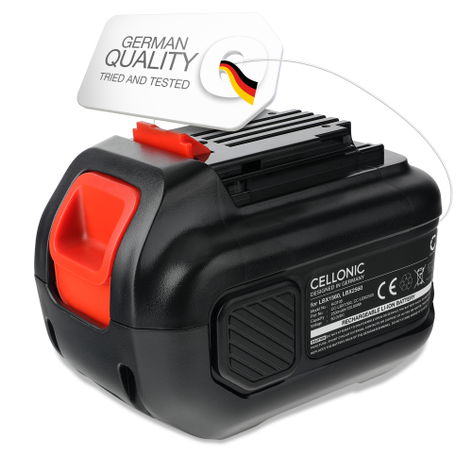 Battery for Black & Decker CM2060C; LST560; LHT360C; LSW60C 60V MAX Blower, CM2060C (2500mAh, 60V) from CELLONIC