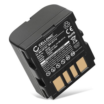 Battery for JVC GR-D240 -D239 -D245 -D270 -D325 -DF540 -DF565 -DF570 GZ-MG505 -MG20 -MG21 700mAh 7.4V from CELLONIC