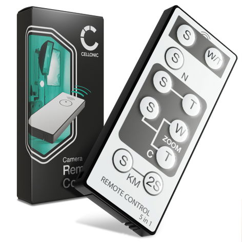 Infrared Camera Trigger for Canon EOS 1000D, 100D, 300V, 300X, 450D, 50, 500D – Wireless IR Camera Remote from CELLONIC