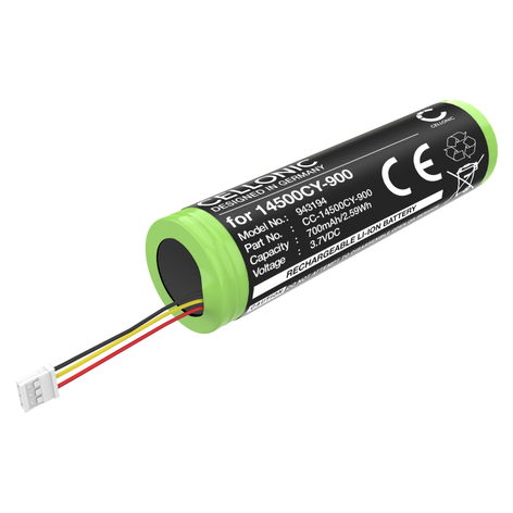 Battery for Sennheiser Momentum True Wireless 2 14500CY-900 (700mAh, 3.7V) from CELLONIC