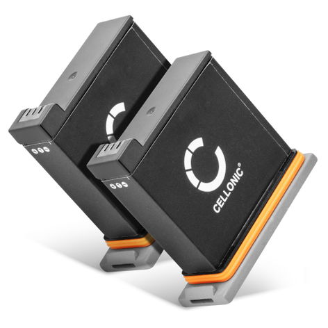 2x Battery for DJI Osmo Action 1; CP.OS.00000020.01 AB1, P01, PT1 (1220mAh, 3.85V) from CELLONIC