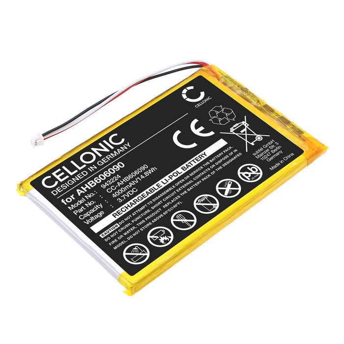 Battery for HelloBaby HB6081, HB6256 4000mAh from CELLONIC