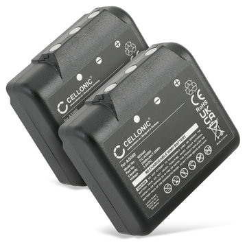 2x Battery for IMET BE5500 BE3600 M550 Ares M550S THOR M550S ZEUS AS060 AS083 2000mAh from CELLONIC