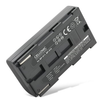 Battery for Canon XF100 XL1 XH-A1 XM2 XL2 XM1 XL1S XF105 XL-H1 XH-G1 E-30 V60Hi MV1 V420, Phase One P25, P45, P65 (2000mAh, 7.4V) from CELLONIC