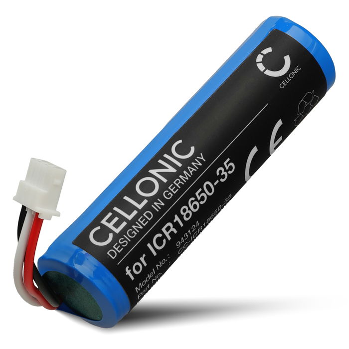 2x Battery for Petzl NAO, NAO Plus 2600mAh from CELLONIC