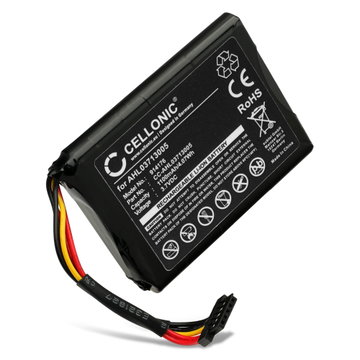 Battery for TomTom Via Live 120, 125, 120 Live Western Europe, GO Live 820 Europe, XL Live, XL 340M Live, XL 340TM Live, 4EL0.001.01, VF3A 1100mAh from CELLONIC
