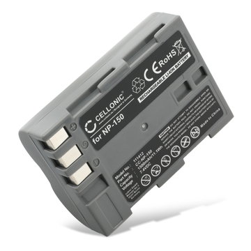 Battery for Fuji FinePix A205S, FinePix A205S Zoom, FinePix S5 Pro NP-150 (1500mAh, 7.4V) from CELLONIC