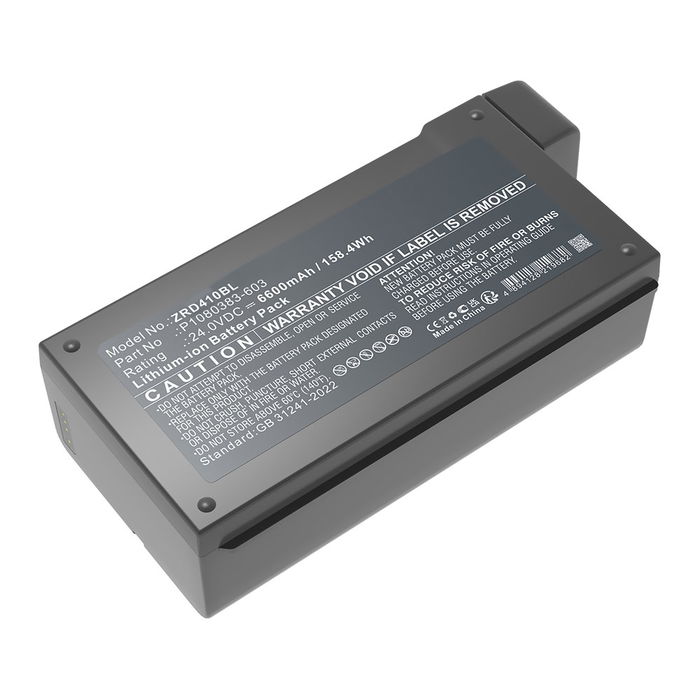 Battery for Zebra ZD421, ZD420, ZD621, ZD410, ZD411, ZD620, ZD611, ZD410‑HC P1080383-603 (6600mAh, 24V) from CELLONIC