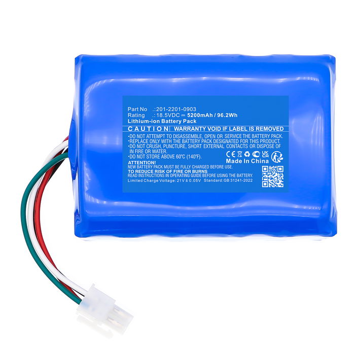 Battery for ECOVACS GOAT G1, G1 1600, GX, Goat O1200 RTK, Ecovacs GOAT G1, GOAT G1 1600, GOAT O1200 RTK (5200mAh, 18.5V) by CELLONIC