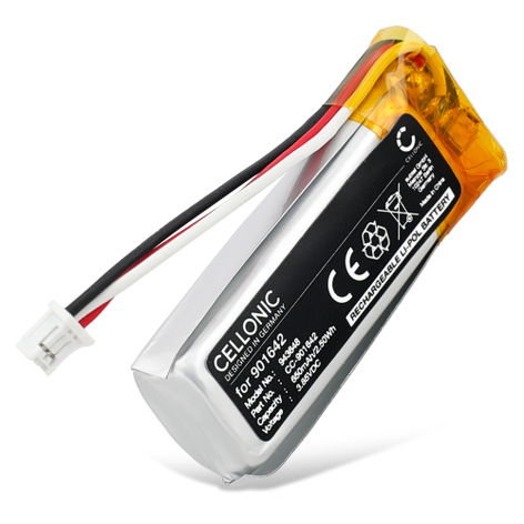 1x Battery for Somfy Nina IO, 515657C 901642 (650mAh, 3.85V) from CELLONIC