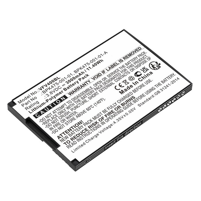 Battery for Verifone V400m Plus 4G Adyen V400m BPK475-001-01 (3000mAh, 3.8V) from CELLONIC